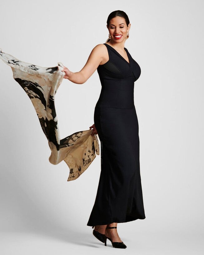 The Ultimate Dress - A-line, Black / Black, alternate image number 2