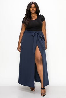 KELSEY WRAP MAXI SKIRT