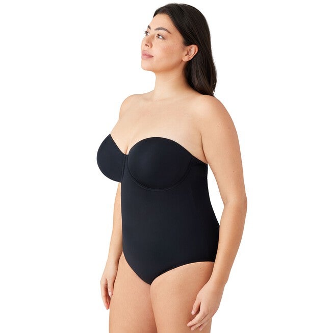 Red CarpetShaping Body Briefer, Black / Black, alternate image number 2