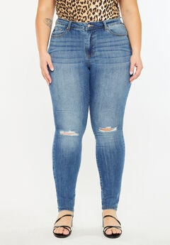 Sharon Mid Rise Super Skinny (Plus Size)
