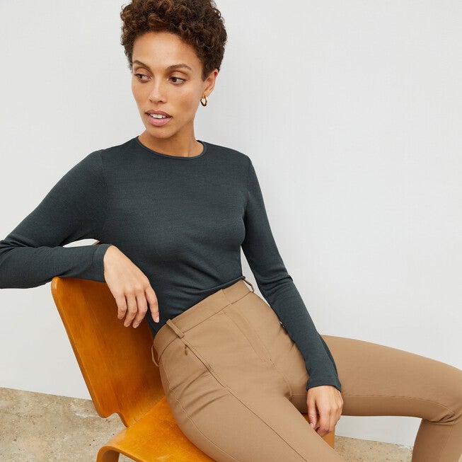 Curie Pant - PowerStretch :: Saddle, Saddle / Brown, alternate image number 3