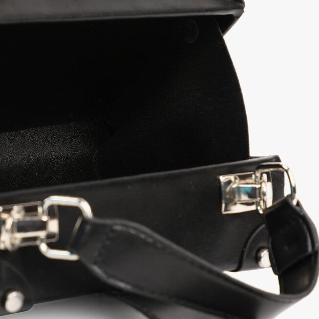 Haute Sauce Women's Luggage Box Bag, Black / Black, alternate image number null