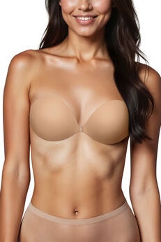 Plus Size Plain Strapless Bras