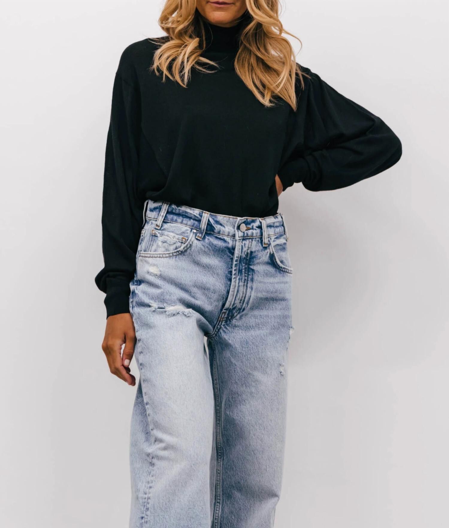 ROMEA SWEATER IN BLACK, , alternate image number 5