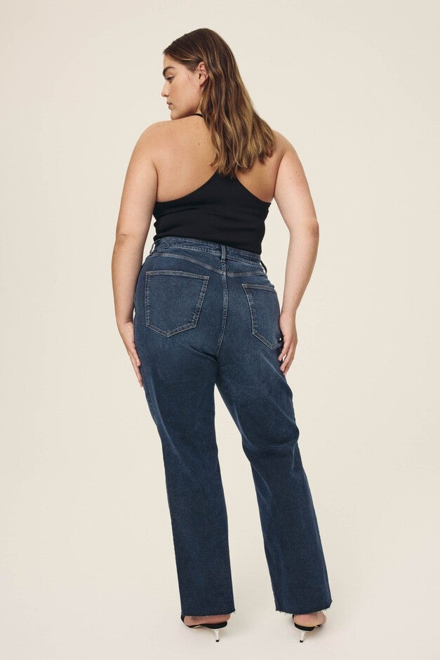 RFD PLUS - STRAIGHT JEANS | DEEP WATERS, DEEP WATERS / Dark Wash, alternate image number 2
