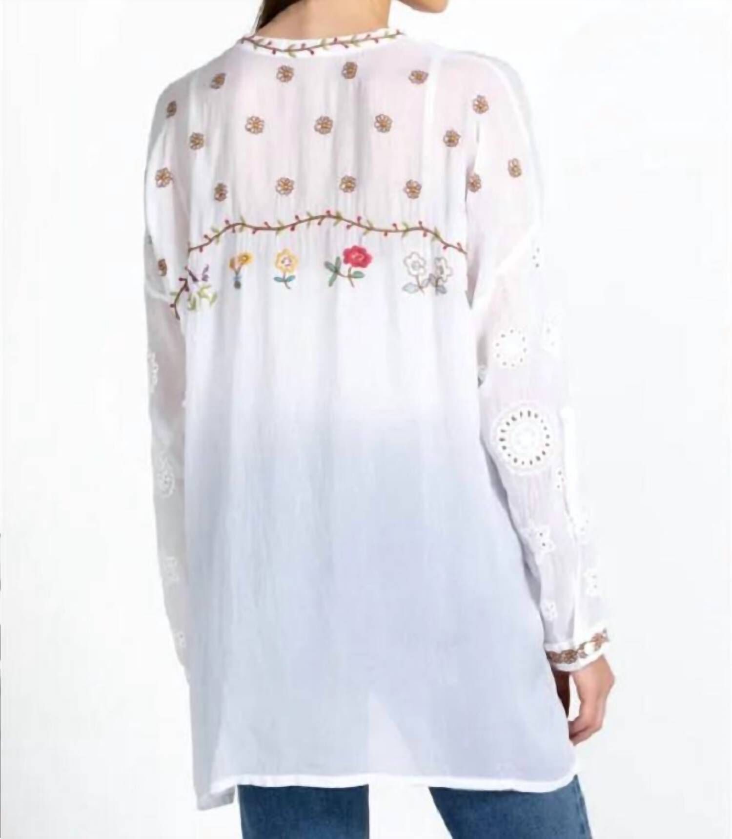 SAMI TUNIC IN WHITE, , alternate image number 4