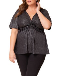 GALAXY GLITTER TWIST TOP