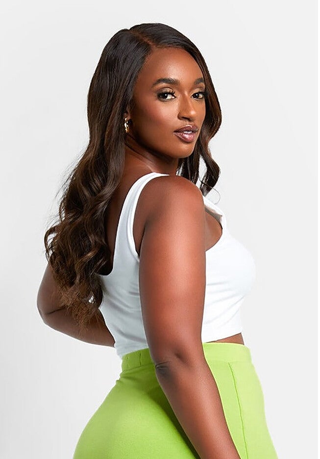 Essential Tank Crop Top, White / White, alternate image number 3