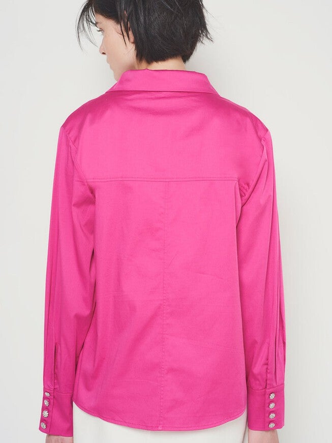 Valentina Blouse, Magenta / Pink, alternate image number 1