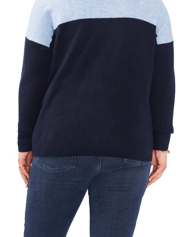 Aria Colorblock Cozy Sweater, , alternate image number 3