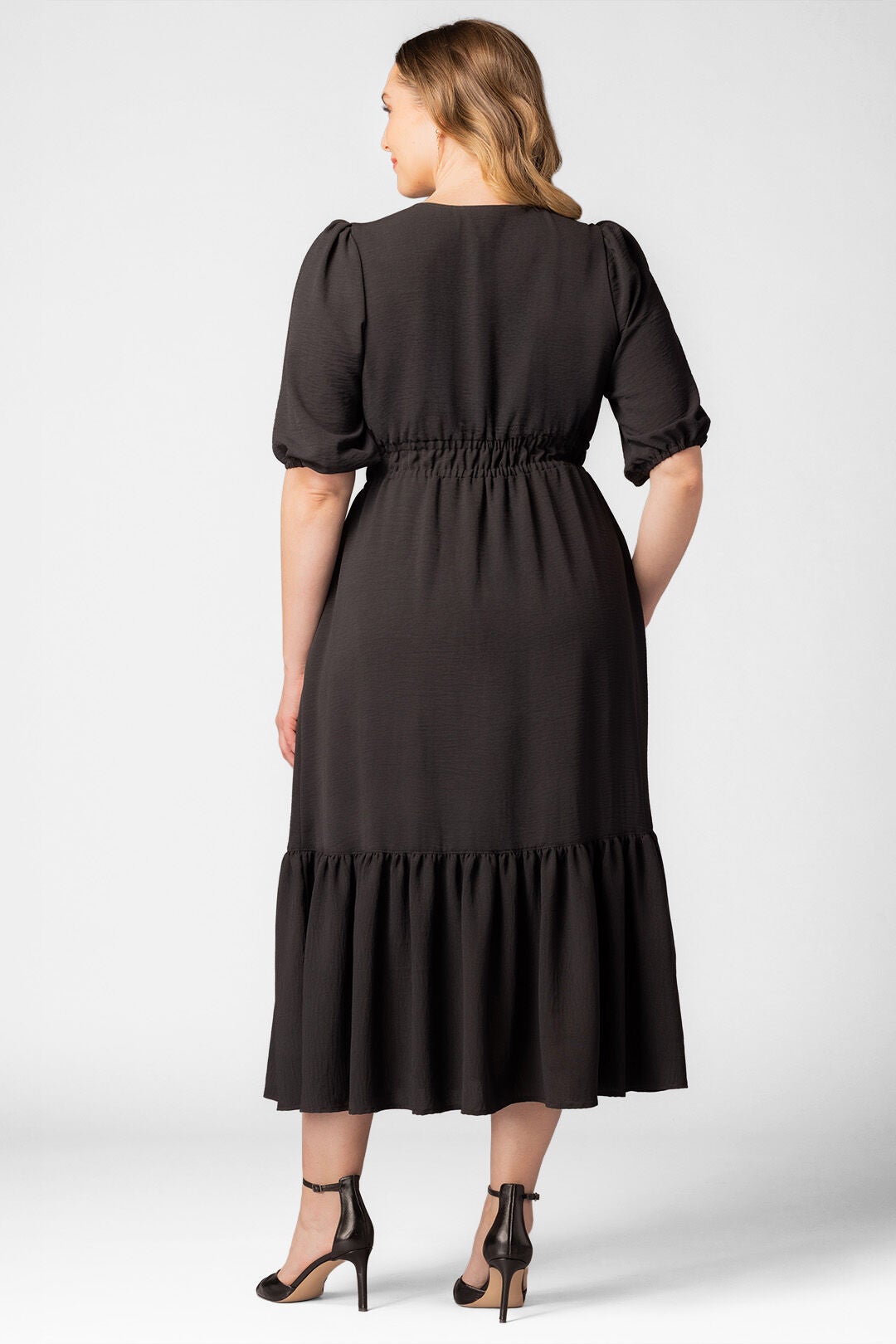 Bailey Square Neck Maxi Dress, Black Noir / Black, alternate image number 1