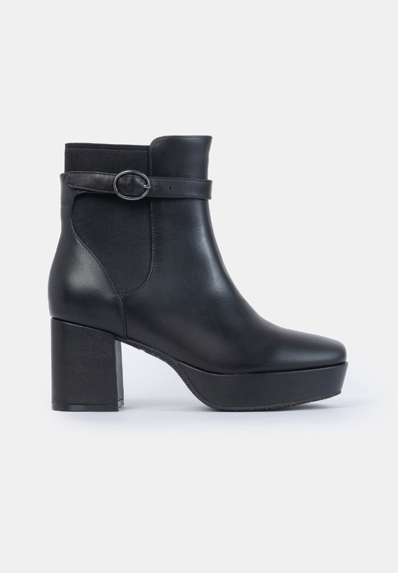 Janis Platform Chelsea Bootie, Black / Black, hi-res image number 0