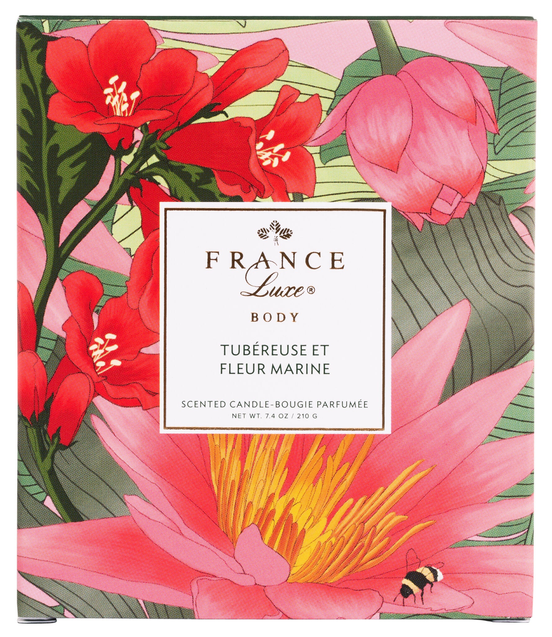 Scented Candle, Tubreuse et Fleur Marine / Black, alternate image number 2