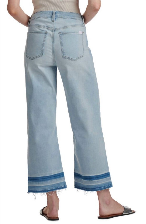 CROPPED WIDE LEG JEAN W/ HI REL FRAY HEM IN KIRRA, , alternate image number null