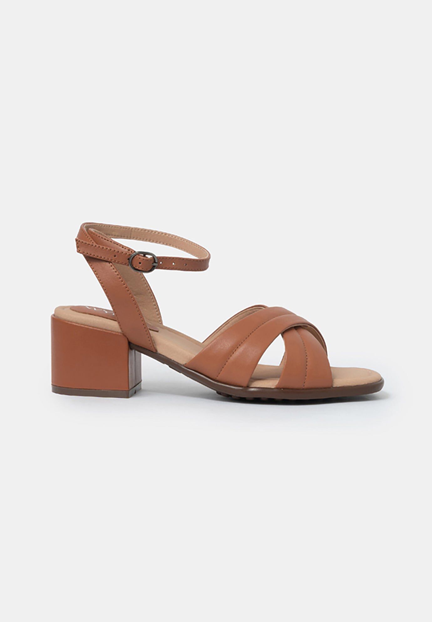 Daphne Block Heel Sandals, Cognac / Burnt Orange, hi-res image number 0