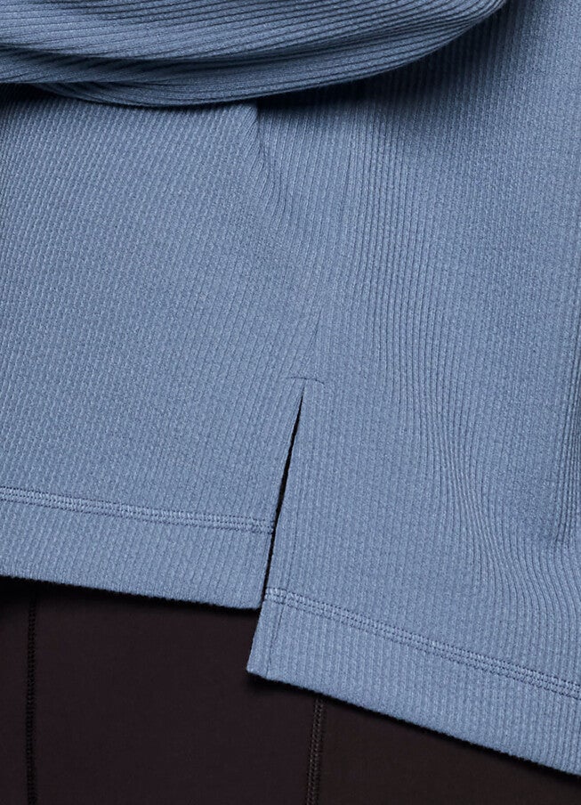 Plus Weekend Reset Pullover, Blue / Dusty Blue, alternate image number null
