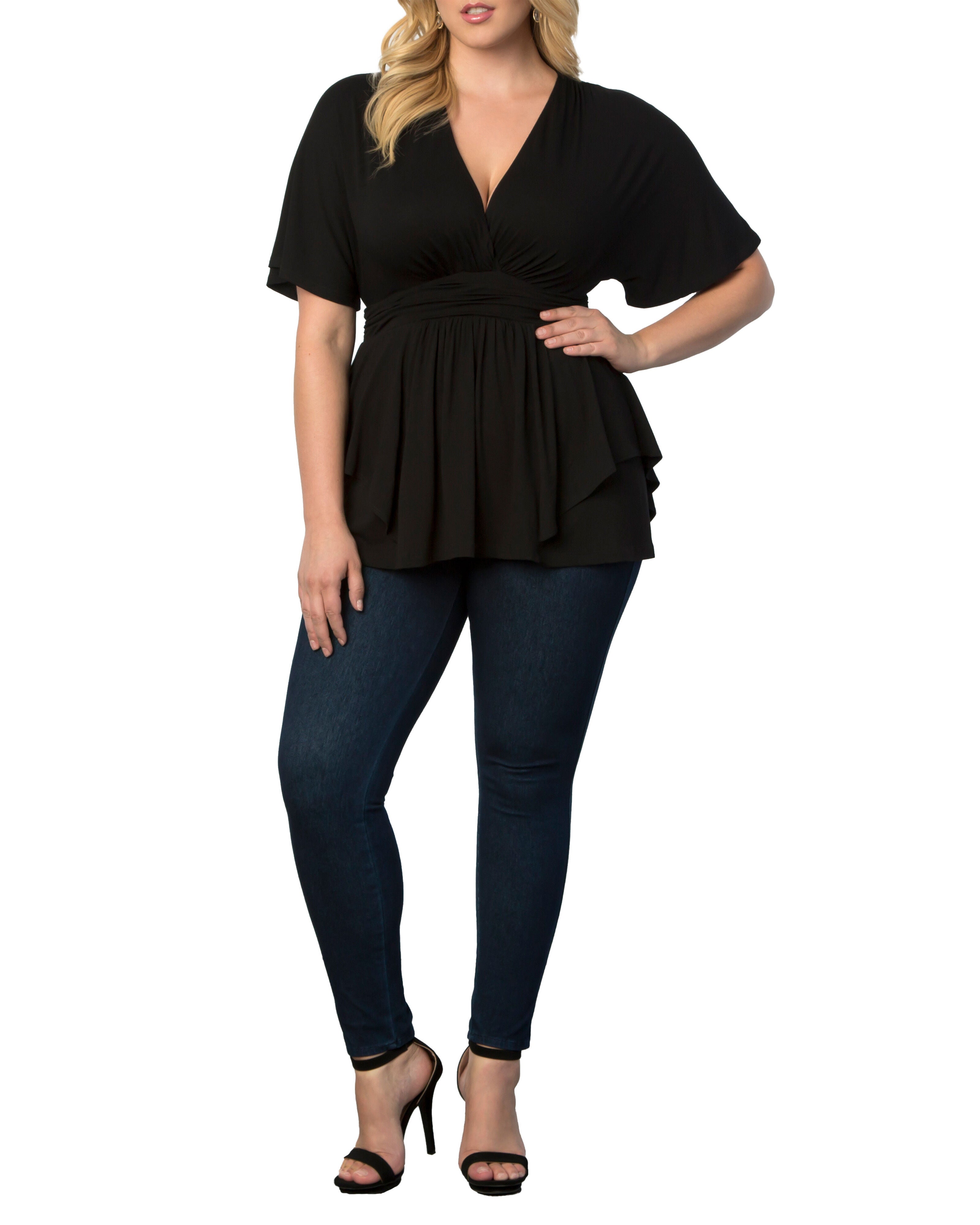 Promenade Top, BLACK NOIR / Black, alternate image number 2