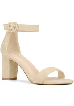 Ankle Strap Open Toe Chunky High Heels Sandals
