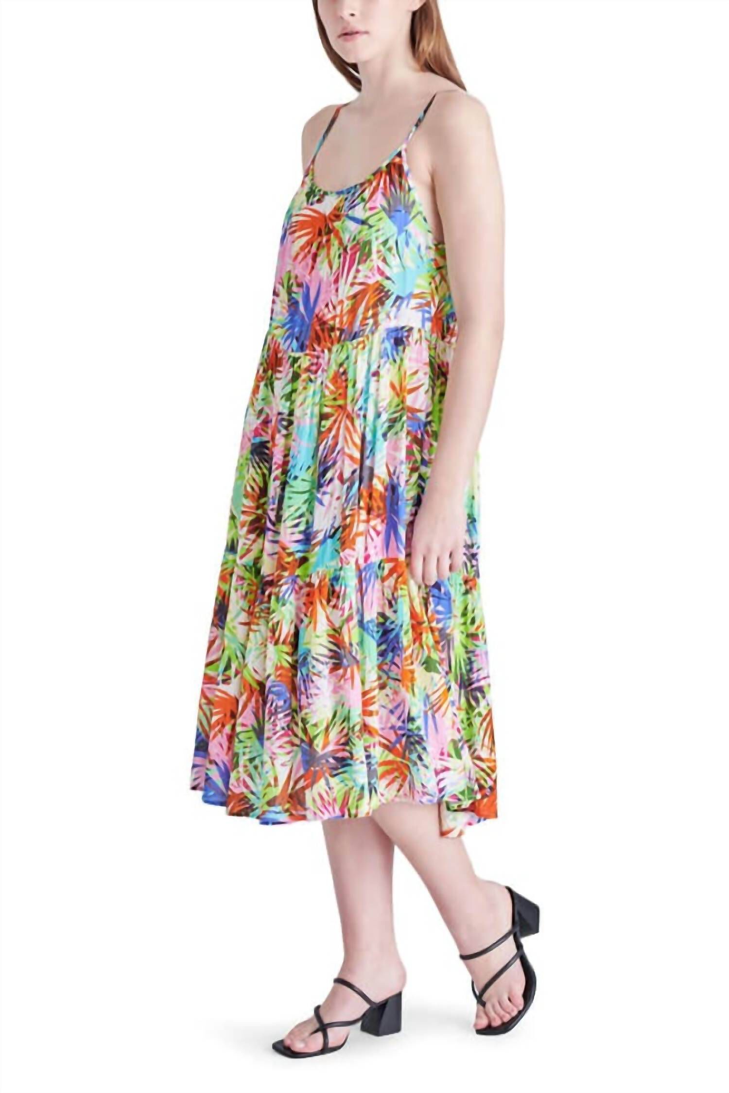 JOANN DRESS IN GOLDEN PALM, Golden Palm / Gold, alternate image number 2