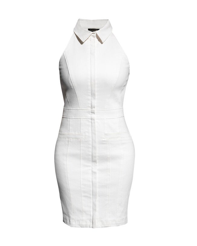 Alexandria Dress, White / White, hi-res image number 0