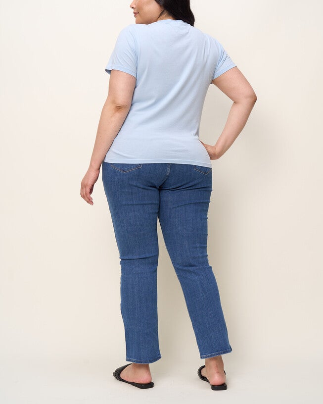 The Crew Tee, Sky Blue / Light Blue, alternate image number 2