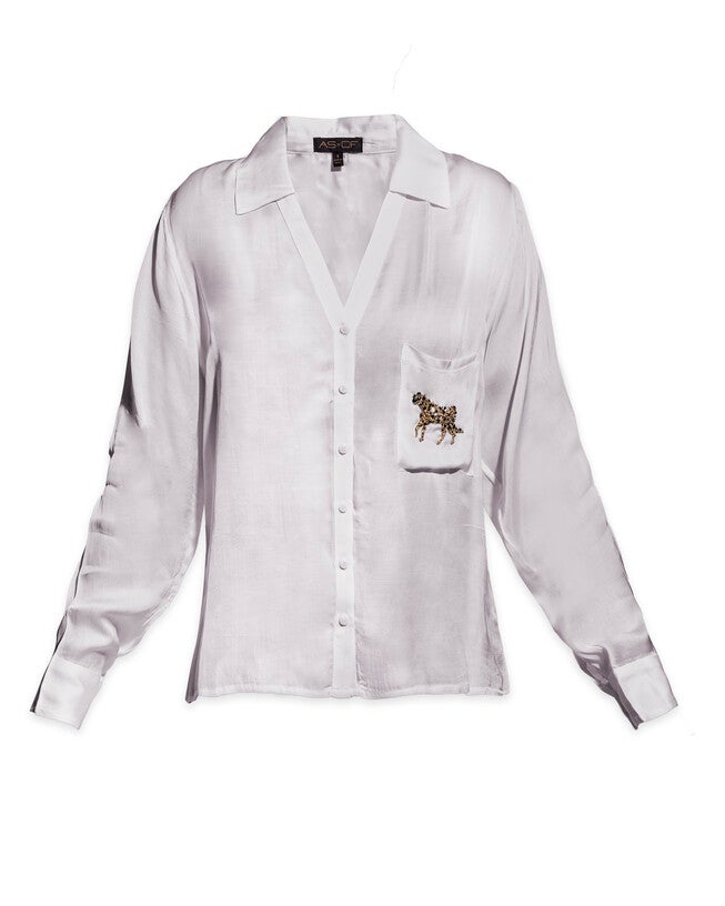 Spirit Animal Blouse, White / White, hi-res image number 0