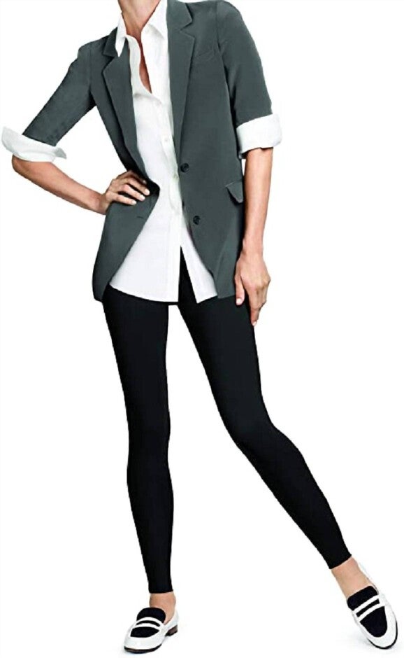 Women'S Cotton Legging in Black, Black / Black, hi-res image number null
