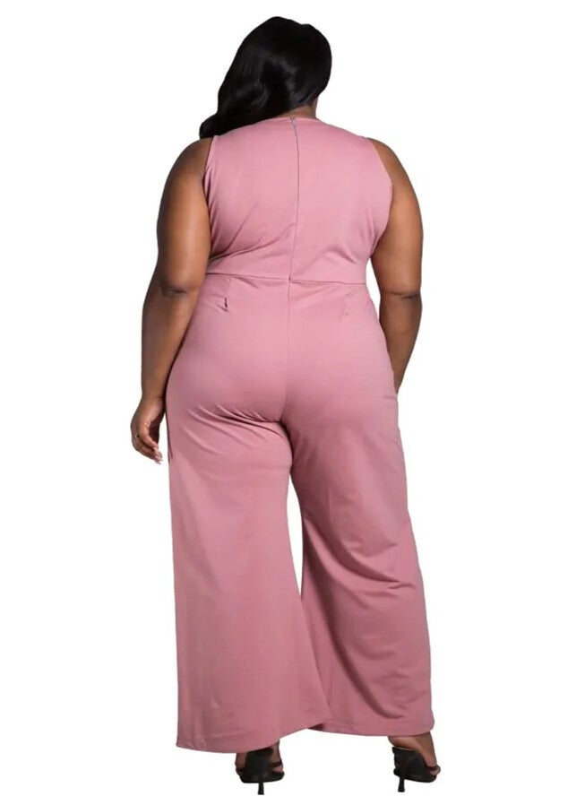 Kelly Sleeveless Wide Leg Jumpsuit, , alternate image number 7