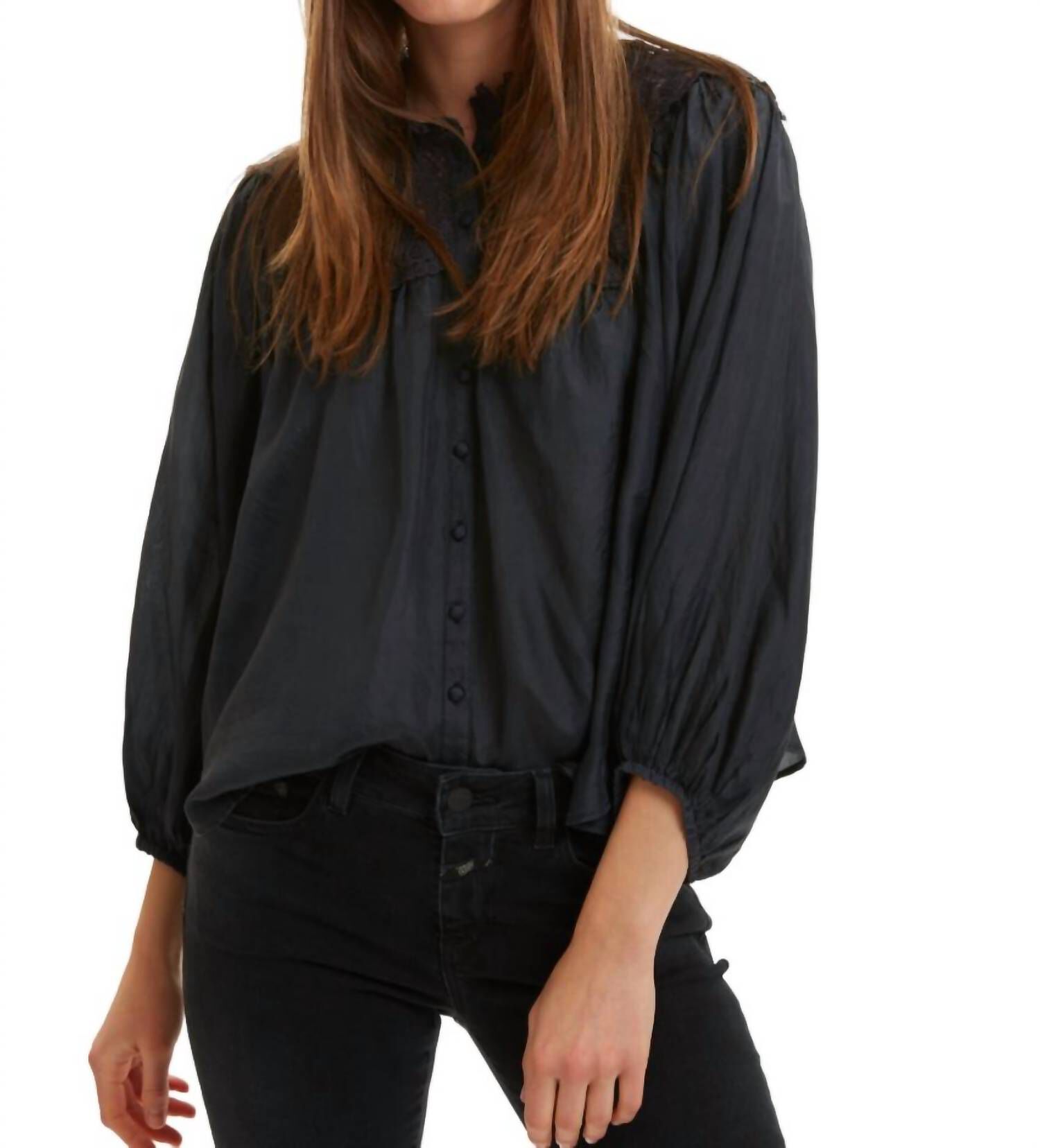 MAIDEN TOP, Black / Black, alternate image number 3