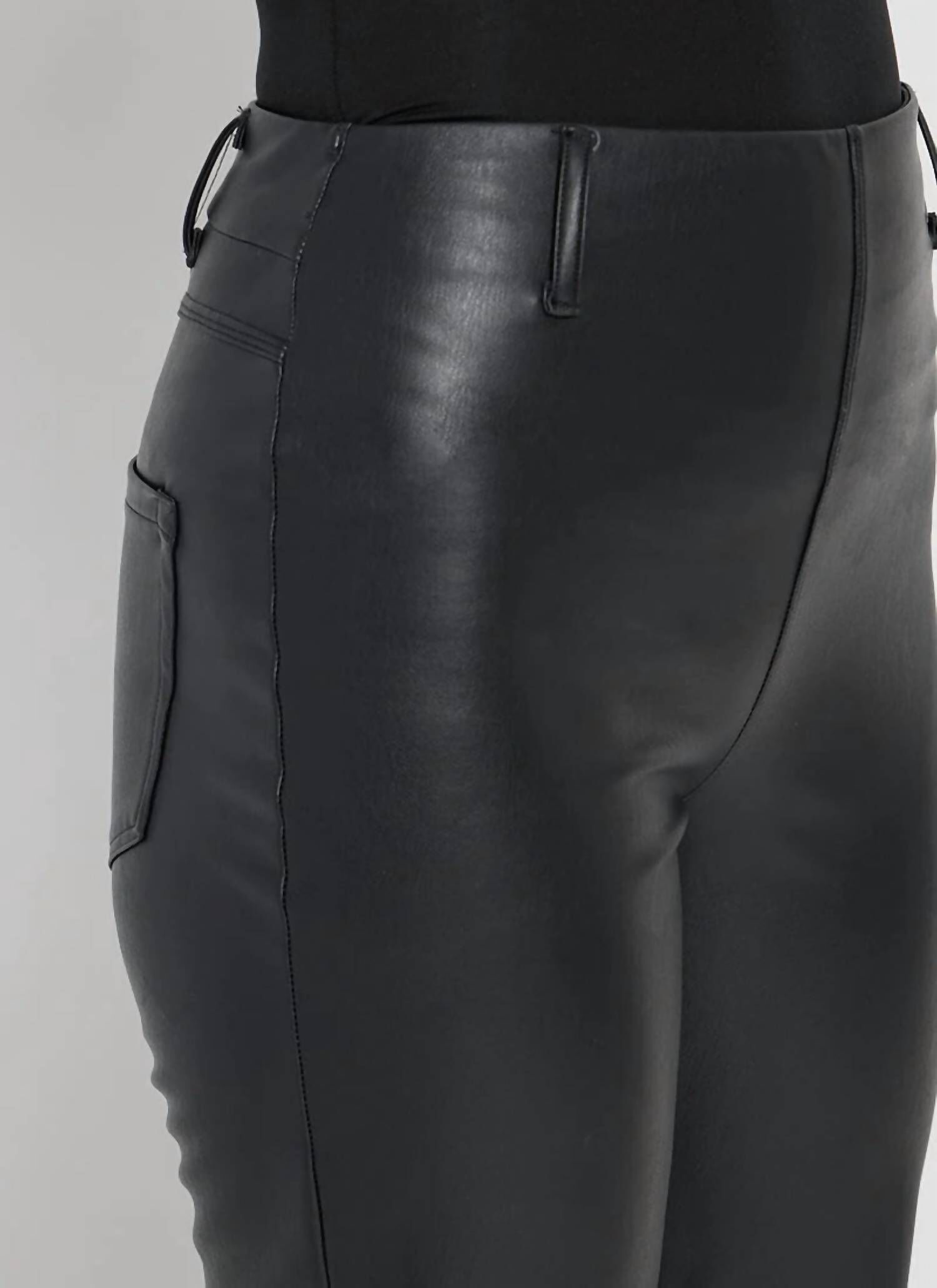 AMARA STRAIGHT FLARE PANTS IN BLK, , alternate image number 5
