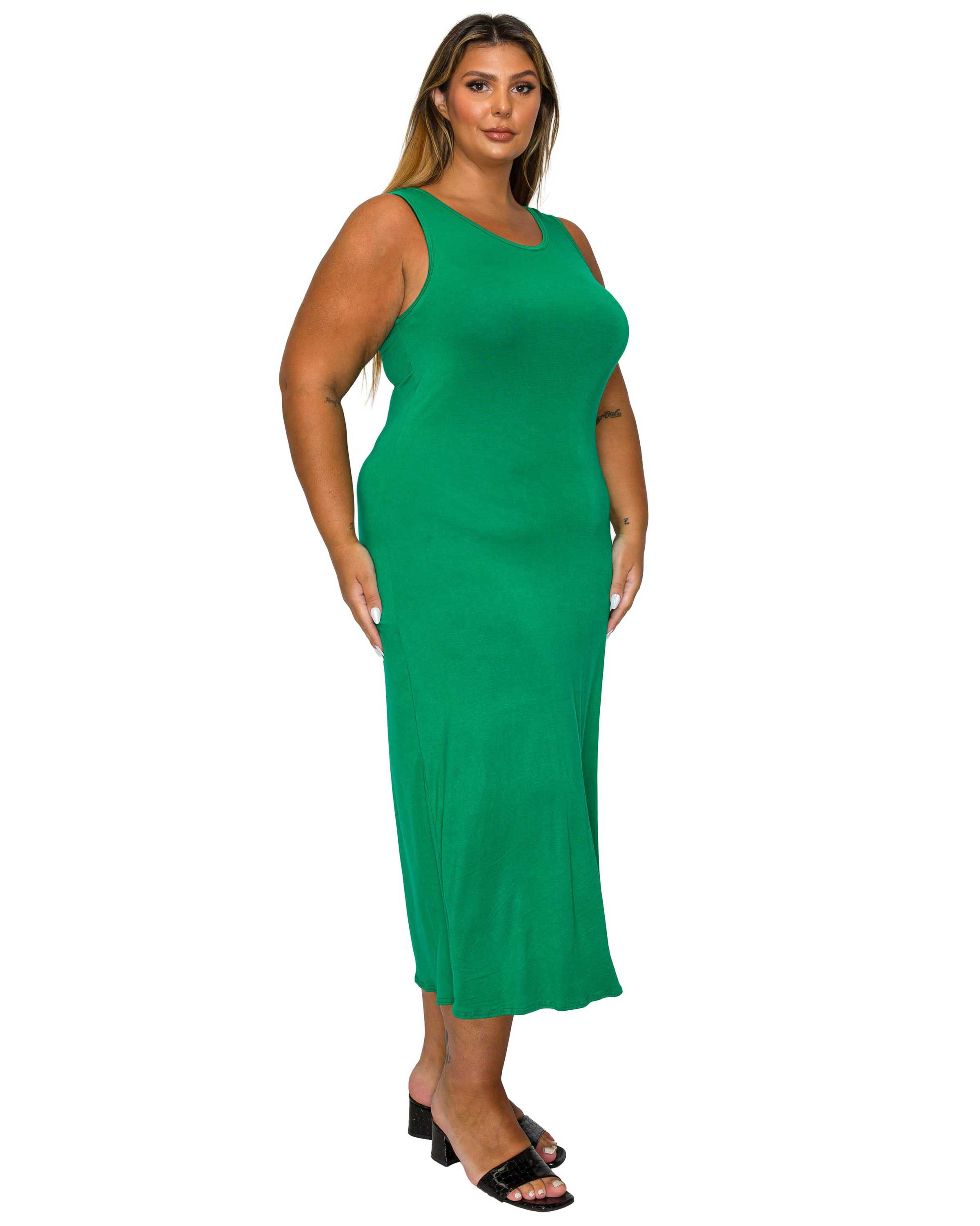 Mellie Tank Dress, Kelly / Kelly Green, alternate image number 1