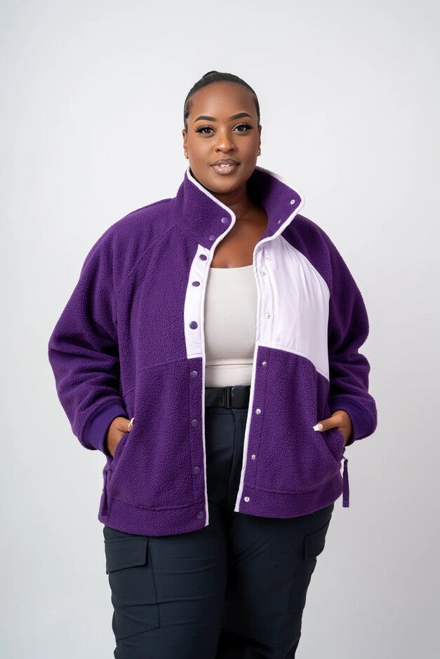 go far fleece 2.0, Eggplant / Purple, alternate image number 4