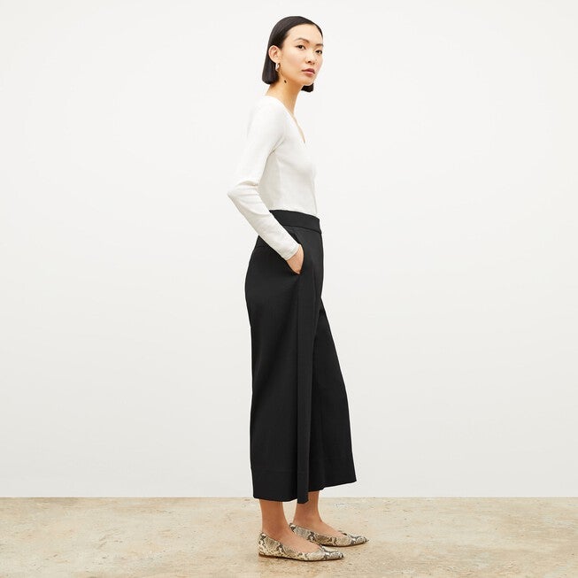Marcia Layering T-Shirt - Ribbed Pima Cotton, Ivory / Ivory, alternate image number 6