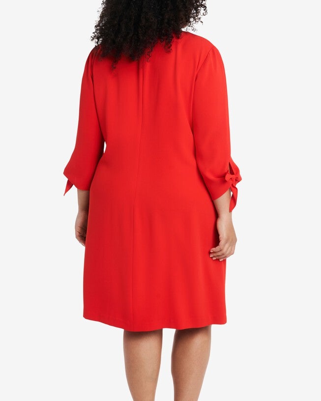 Ella Tie Sleeve Shift Dress, , alternate image number 4
