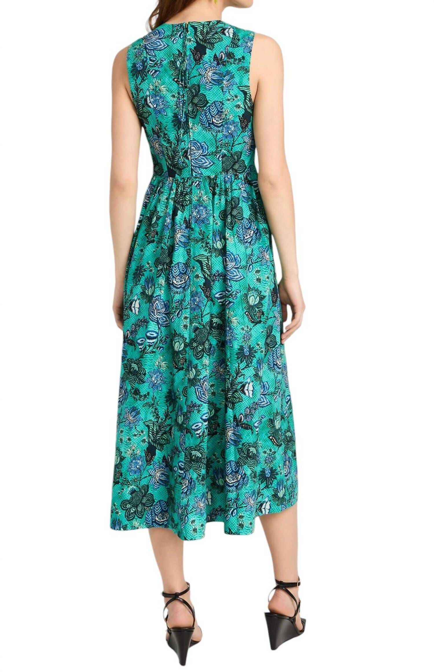 KAIYA DRESS, Jade / Light Green, alternate image number 3