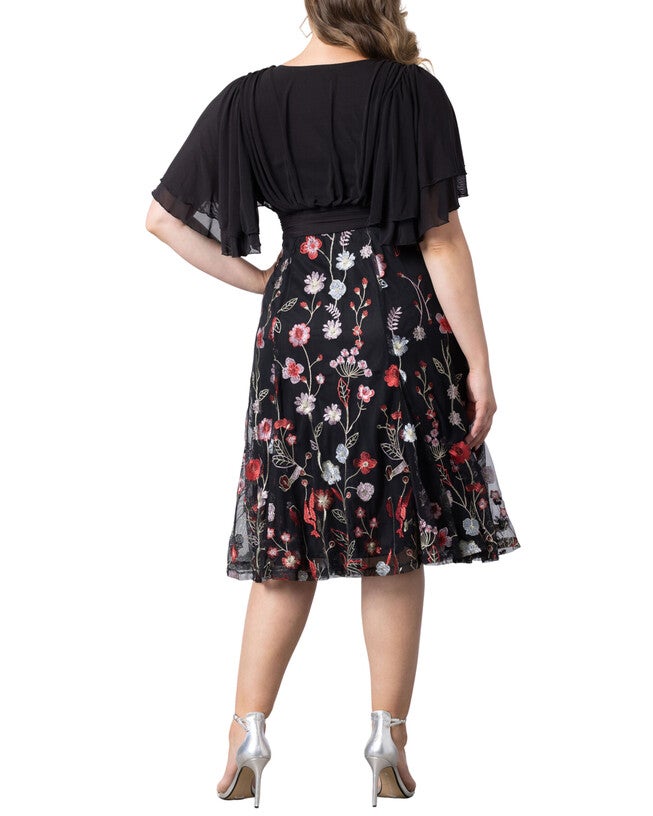 Lillian Embroidered Cocktail Dress, , alternate image number 6