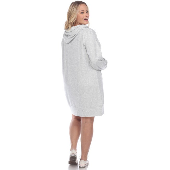 Hoodie Sweatshirt Dress, , alternate image number null