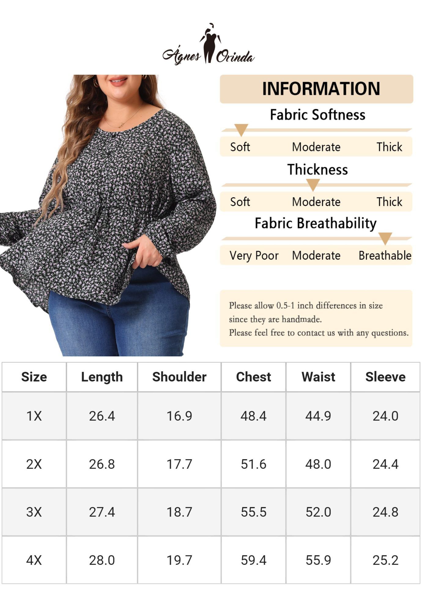 Floral Print Long Sleeves Belt Tie Ruffle Casual Peplum Top, Purple / Purple, alternate image number 4