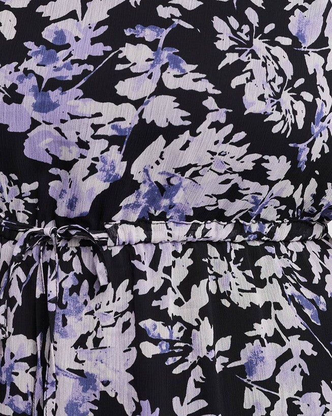 Wild Orchid Long Sleeved Floral Dress, , alternate image number null