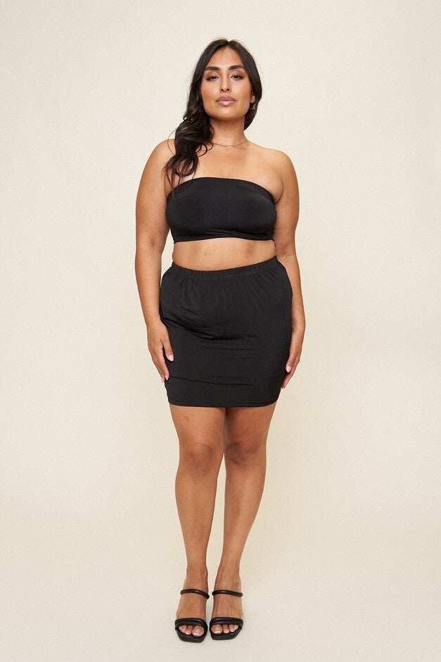 Lana Layering Tube Top, Black / Black, alternate image number null