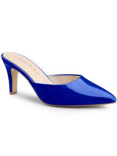 Pointed Toe Stiletto Heels Slide Mules