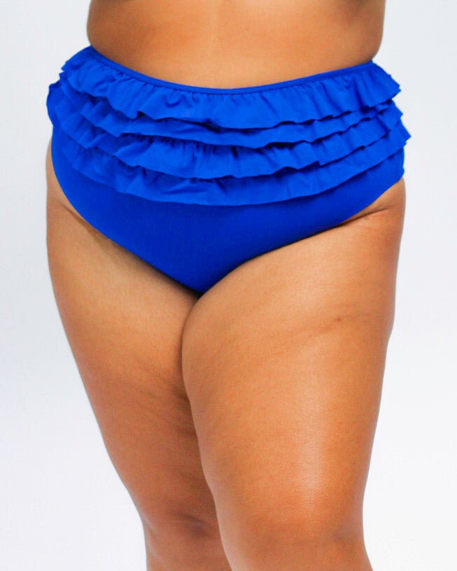 Ruby ruffle bikini bottom, Blue / Cobalt, hi-res image number 0