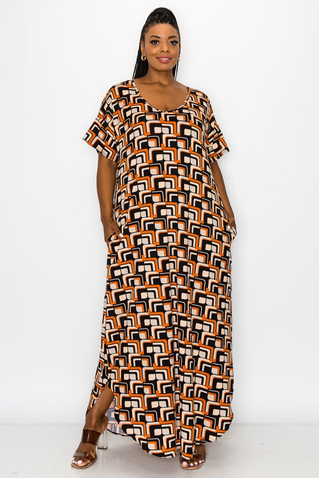 HAZEL POCKET MAXI DRESS, , alternate image number 1