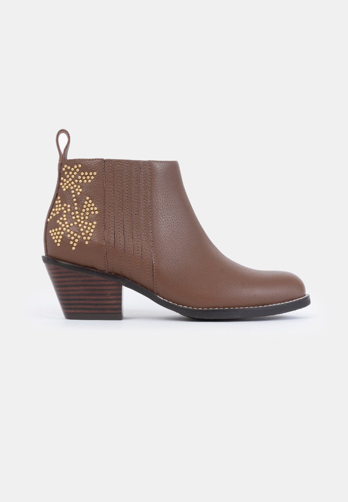 Faith Step In Gore Bootie, Brown Sugar / Brown, hi-res image number 0