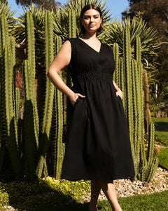 Allyssa Elasticated Midi Dress