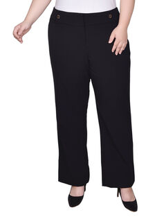 Wide Waist Stretch Pants