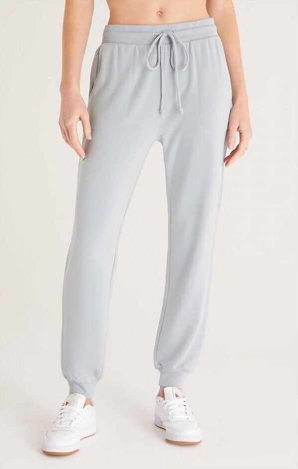 Easy Fleece Jogger in Pale Blue, Pale Blue / Charcoal Grey, hi-res image number 0