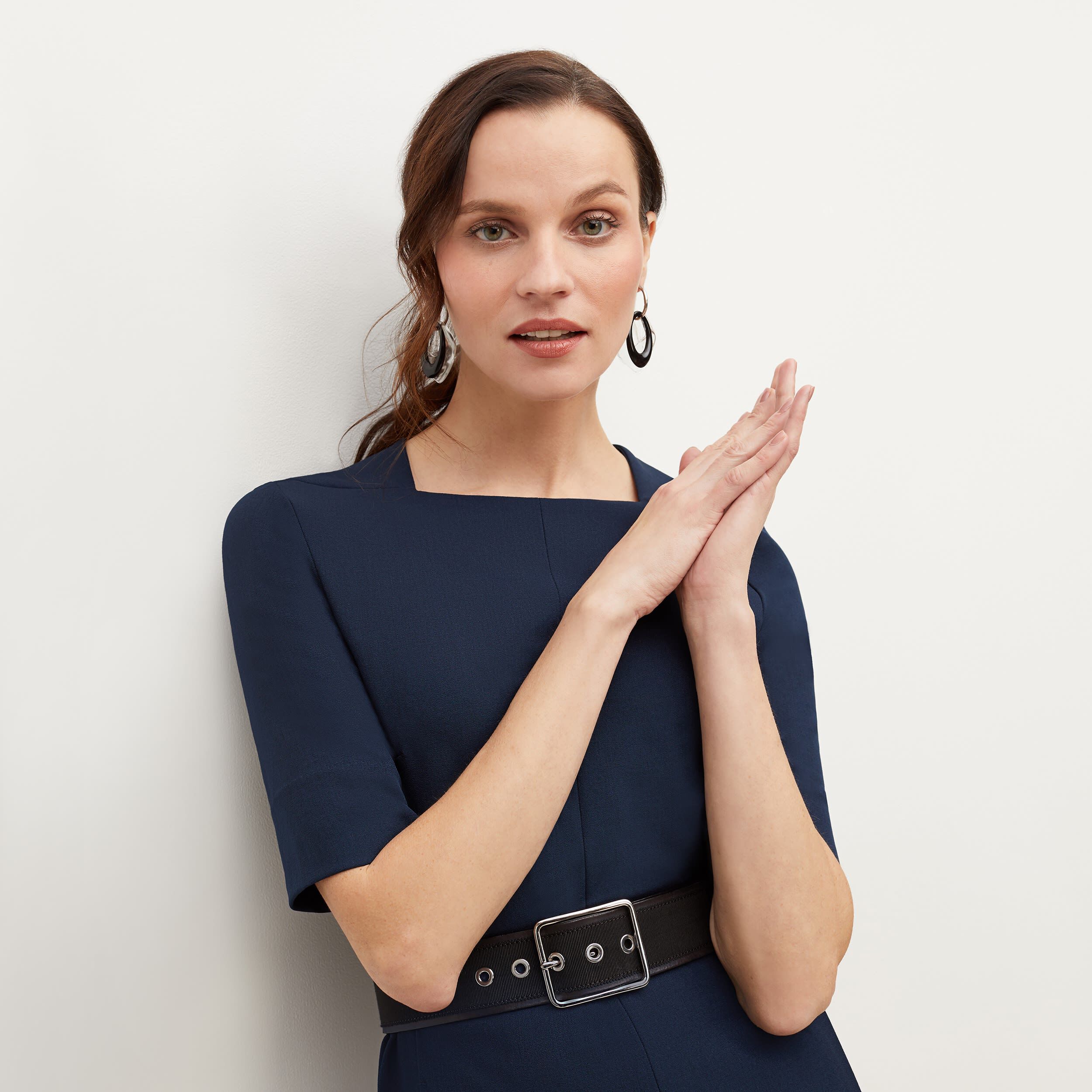 Emily Dress - WonderTex, Galaxy Blue / Purple, alternate image number 5