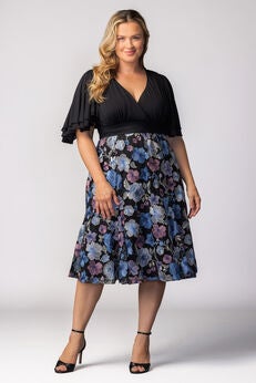 Lillian Embroidered Cocktail Dress