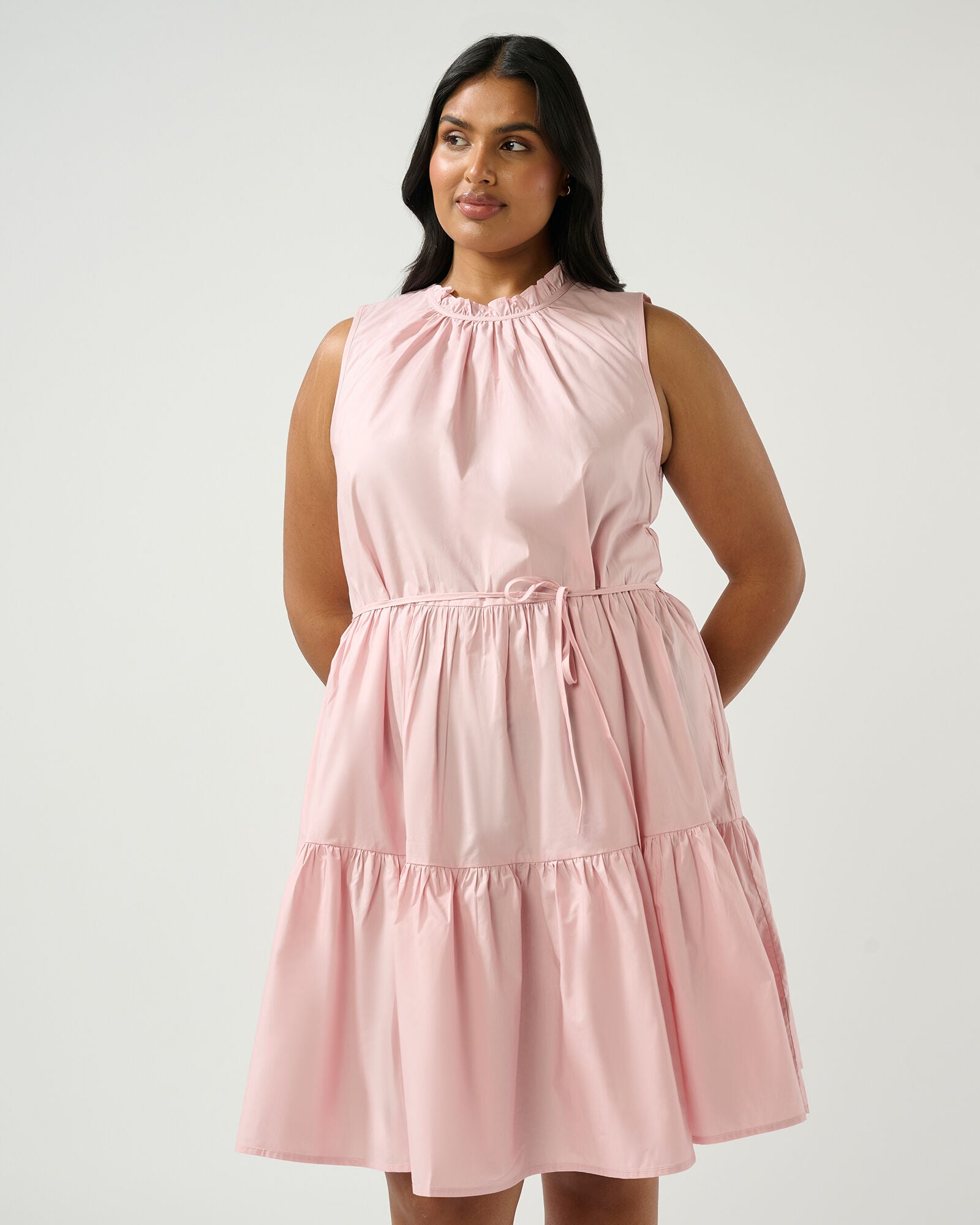Rhodes A-Line Mini Dress, Blush / Pink, alternate image number 1